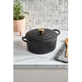 Temple &amp; Webster 4.3L Round Cast Iron Dutch Oven