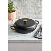 Temple &amp; Webster 3.5L Cast Iron French Pan