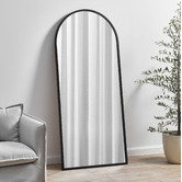 Temple &amp; Webster Metal Arched Full Length Mirror