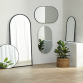 Temple &amp; Webster Metal Arched Full Length Mirror