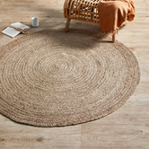 Temple &amp; Webster Alba Jute Round Rug