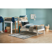 Temple &amp; Webster Preston Convertible Single Bunk Bed