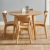 Temple &amp; Webster 4 Seater Larsen Round Dining Set