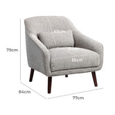 Temple &amp; Webster Perla Upholstered Armchair