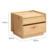 Temple &amp; Webster Rhet Bedside Table