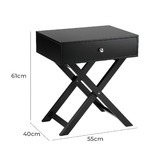Temple &amp; Webster Twin Lakes Bedside Table