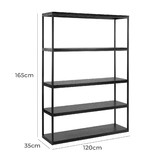 Temple &amp; Webster Black Boras Bookshelf