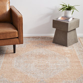 Temple &amp; Webster Rumania Vintage-Style Stonewashed Look Power-Loomed Rug