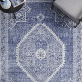 Temple &amp; Webster Theodor Stonewashed Look Power-Loomed Rug