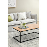 Temple & Webster Natural Boras 120cm Coffee Table