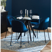 Temple &amp; Webster 4 Seater Anders Dining Table &amp; Aria Dining Chair Set