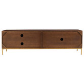 Temple &amp; Webster Priya 180cm Mango Wood Entertainment Unit