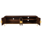 Temple &amp; Webster Priya 180cm Mango Wood Entertainment Unit