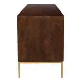 Temple &amp; Webster 180cm Priya Mango Wood Entertainment Unit
