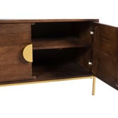 Temple &amp; Webster 180cm Priya Mango Wood Entertainment Unit