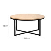Temple &amp; Webster Boras Round Coffee Table