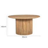 Temple &amp; Webster Anika Round Mango Wood Coffee Table