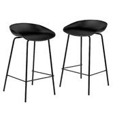 Temple &amp; Webster Bobby Steel Barstools