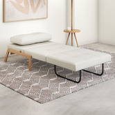 Temple &amp; Webster Brad Upholstered Single Sofa Bed