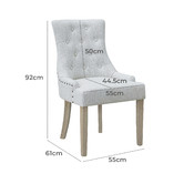 Temple &amp; Webster Windsor Scoop Back Dining Chairs