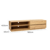 Temple &amp; Webster 180cm Rhet TV Unit