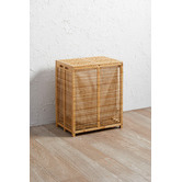 Temple &amp; Webster Lattice Bamboo Laundry Hamper