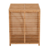 Temple &amp; Webster Lattice Bamboo Laundry Hamper