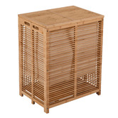 Temple &amp; Webster Lattice Bamboo Laundry Hamper