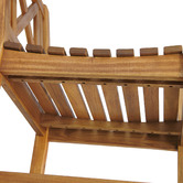 Temple &amp; Webster Natural Santa Cruz Acacia Wood Outdoor Armchair