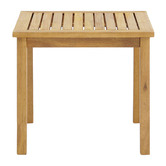 Temple &amp; Webster Natural Santa Cruz Acacia Wood Outdoor Side Table