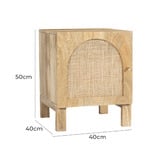 Temple &amp; Webster 3 Piece Anya 5 Drawer Chest &amp; Bedside Table Set