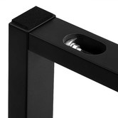 Temple &amp; Webster Natural &amp; Black Dining Table &amp; Bench Set