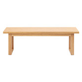 Temple &amp; Webster Natural Dining Table &amp; Bench Set