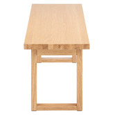 Temple &amp; Webster Natural Dining Table &amp; Bench Set