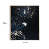 Temple &amp; Webster Curious Cockatoo Framed Canvas Wall Art