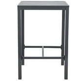 Temple &amp; Webster 2 Seater Kos Aluminium Outdoor Bar Table Set
