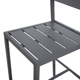 Temple &amp; Webster 2 Seater Kos Aluminium Outdoor Bar Table Set