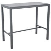 Temple &amp; Webster 4 Seater Kos Aluminium Outdoor Bar Table Set