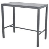 Temple &amp; Webster 4 Seater Kos Aluminium Outdoor Bar Table Set