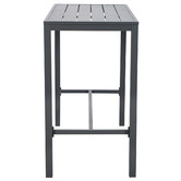 Temple &amp; Webster 4 Seater Kos Aluminium Outdoor Bar Table Set
