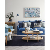 Temple &amp; Webster Natural Anya Mango Wood &amp; Rattan Coffee Table