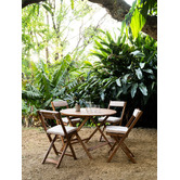 Temple &amp; Webster 4 Seater Cordoba Acacia Wood Outdoor Bistro Set