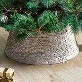 Temple &amp; Webster 62cm Water Hyacinth Christmas Tree Skirt