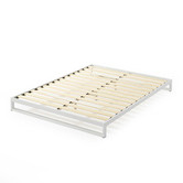 Temple &amp; Webster White Brienne Steel Bed Base