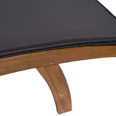 Temple &amp; Webster Monaco Wheeled Outdoor Hardwood Sun Lounger