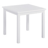 Temple &amp; Webster 2 Seater White Santa Cruz Outdoor Bistro Set