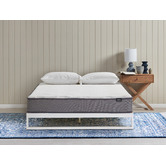 Temple &amp; Webster White Brienne Steel Bed Frame
