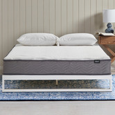 Temple &amp; Webster White Brienne Steel Bed Base