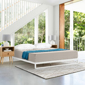 Temple &amp; Webster White Brienne Steel Bed Base