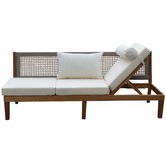Temple &amp; Webster Daylesford Acacia Wood Outdoor Daybed